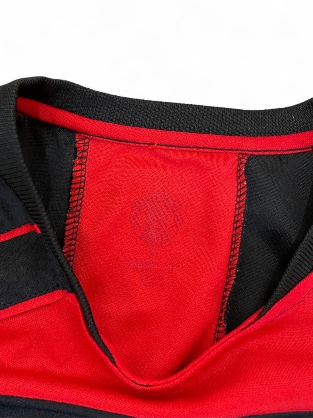 adidas Navy and Red Manchester United Training Jersey